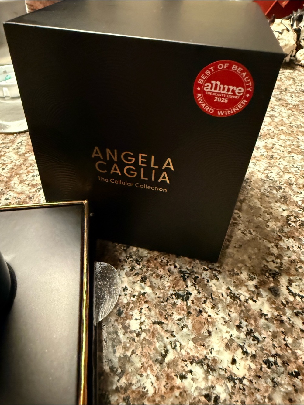 Angie Black and Gold Angela Caglia Gift Box